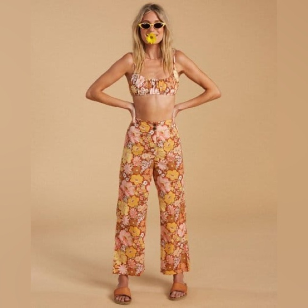 Floral Print Women's Pants